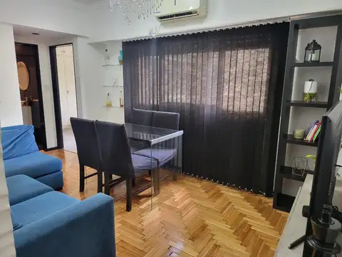2 ambientes amoblado en excelente zona. Muy luminoso