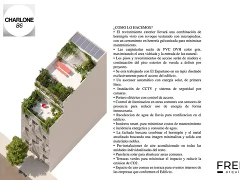 Charlone 100, Piso 6