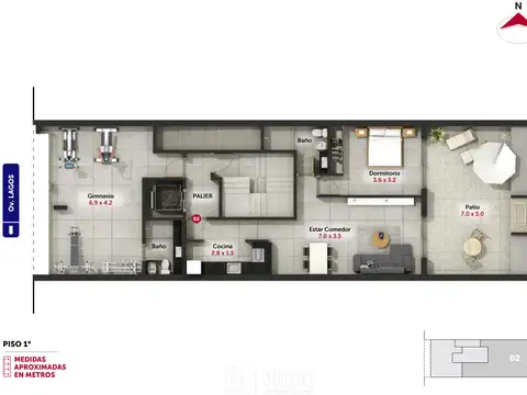 Ovidio Lagos 1100, Piso 05