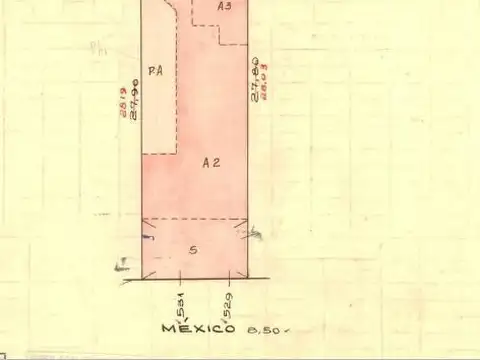 Terreno en Venta 28  mts Fondo