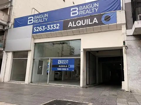 LOCAL EN ALQUILER SOBRE AV. CABILDO, ZONA BELGRANO