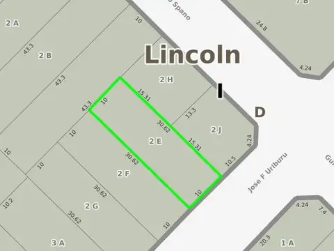 Terreno en Venta de 306,0 m2