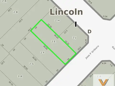 Terreno en Venta de 306,0 m2