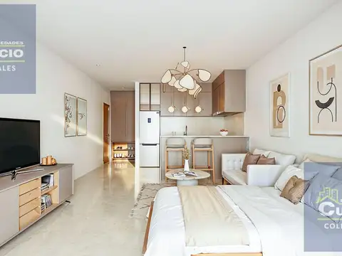 Departamento Monoambiente con balcón en Saavedra