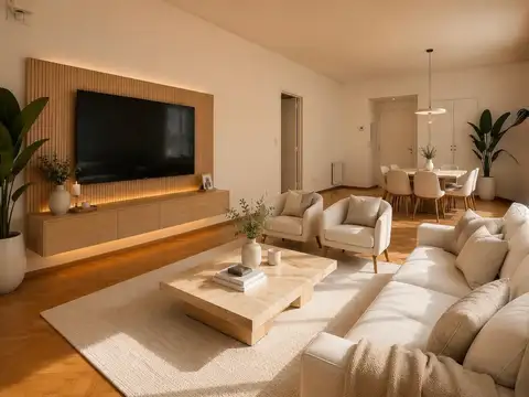 4 ambientes con balcon y cochera en las Cañitas