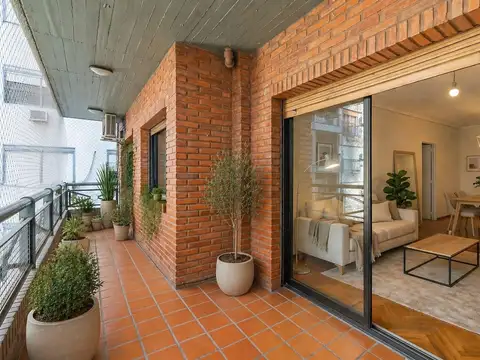 4 ambientes con balcon y cochera en las Cañitas