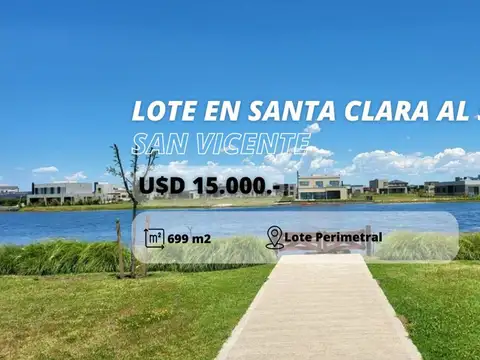 LOTE EN VENTA EN SANTA CLARA AL SUR OPORTUNIDAD