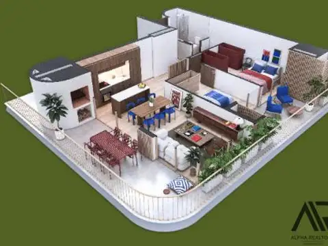 Departamento en Venta de 6 ambientes