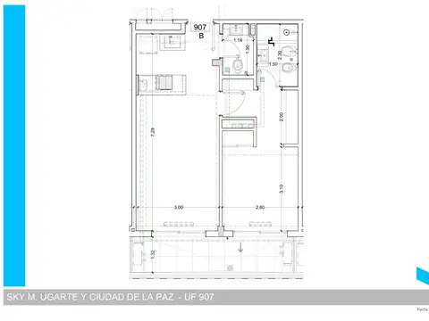 Departamento en Venta de 2 ambientes