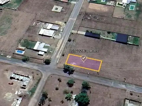 Terreno en Venta 12  mts Frente