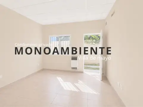 VENTA MONOAMBIENTE EN CONDOMINIO PRIVADO VILLA DE MAYO