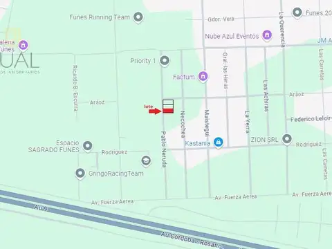 Terreno en Venta 15  mts Frente