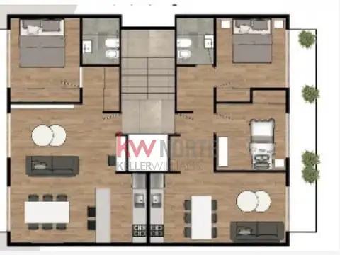 Departamento en Venta de 2 ambientes