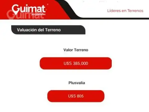 Terreno en Venta en Villa Santa Rita, USD 385.000