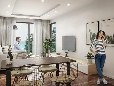 Departamento 3 ambientes con 2 baños