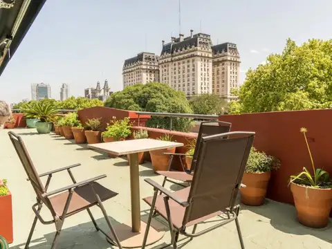 Alquiler amoblado Monoambiente amplio con Terraza-Dock Puerto Madero