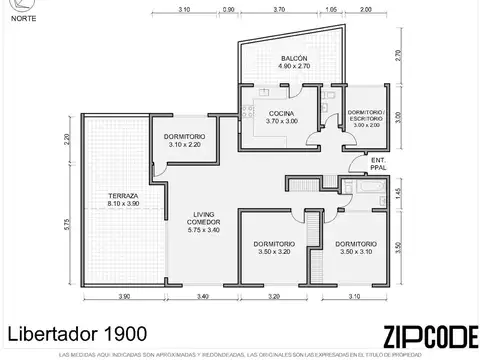 Departamento en Venta de 3 dormitorios