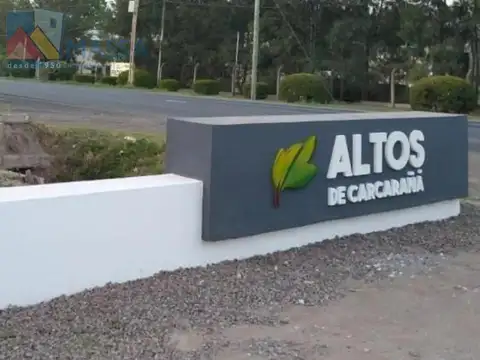 EN  VENTA  IMPORTANTE TERRENO EN ESQUINA   LOTES DE TERRENO EN ALTOS DEL CARCARAÑA 