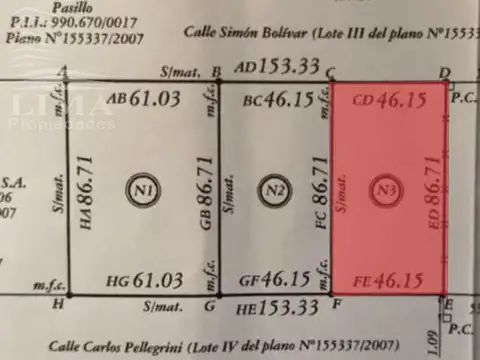 Terreno en Venta en Villa Gobernador Galvez, USD 300.000