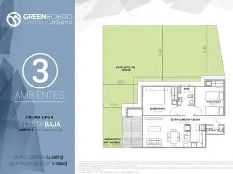 Departamento en Venta de 2 dormitorios