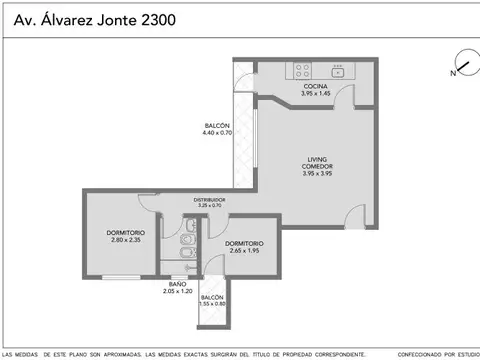 Álvarez Jonte 2300 , Piso 8