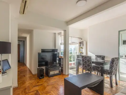 Departamento semipiso 3 ambientes doble balcón muy luminoso en piso alto – Villa del Parque