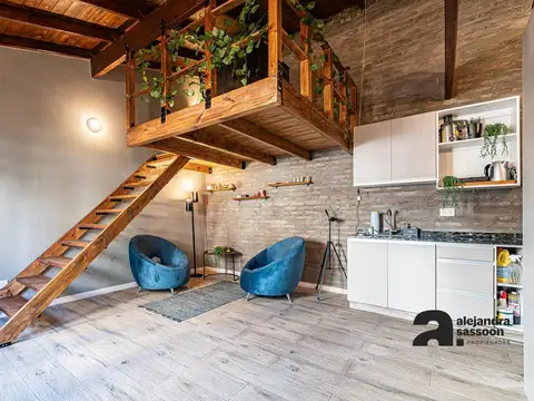 Depto Tipo Casa 2 ambientes con 1 baño