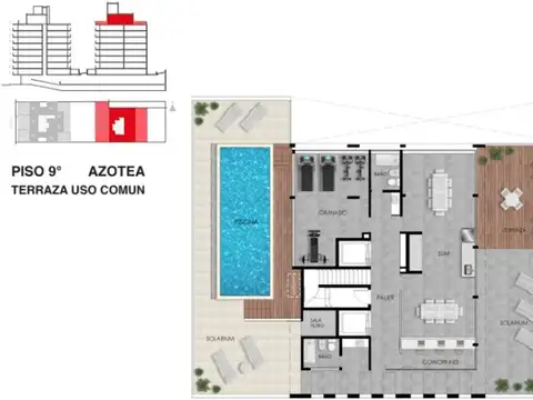 Departamento 3 ambientes con 1 baño