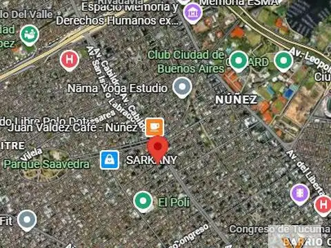 Núñez e/ Avenida Cabildo y Ciudad de la Paz