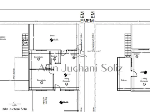 Casa 3 ambientes con 1 baño