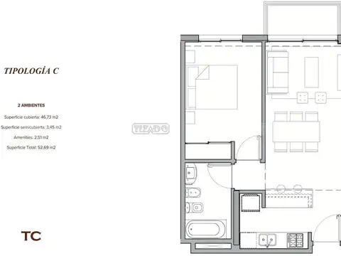 Departamento en Alquiler A Estrenar