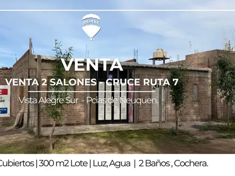 VENTA DE SALONES RUTA 7 CRUCE VISTA ALEGRE SUR