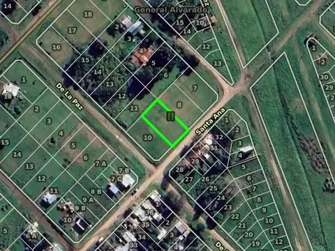 Terreno en Venta 37  mts Fondo