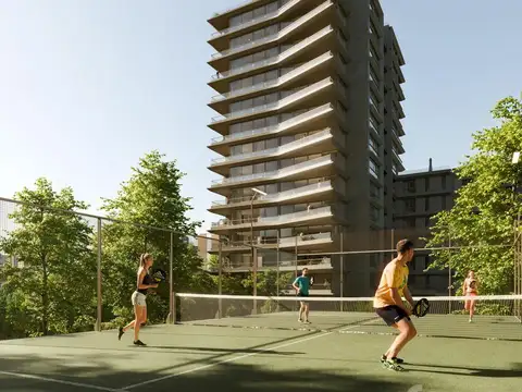 VENTA DEPARTAMENTO 1 DORMITORIO CON AMENITIES Y ESPACIO VERDE EN CONSTRUCCION EN BARRIO LOURDES