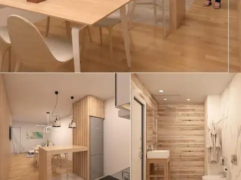 Departamento 4 ambientes con 2 baños