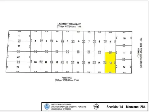 Terreno en Venta en Empalme Graneros, USD 19.000