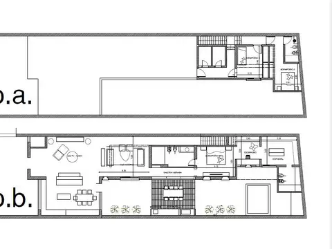 Casa 4 ambientes con 3 baños