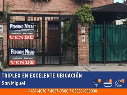 Casa - Venta - Argentina, San Miguel - Leandro N. Alem 2069