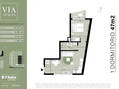VENTA 1 DORM PARQUE BATLLE POZO ESTRENA JUN 2028