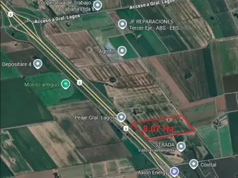 Fracción 9,07 ha - Autopista a Buenos Aires KM 271