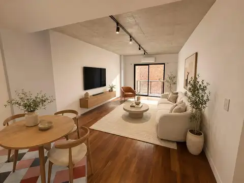 En Venta Monoambiente Moderno con Balcón en Brasil 1500