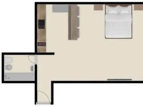Departamento en Venta de Monoambiente