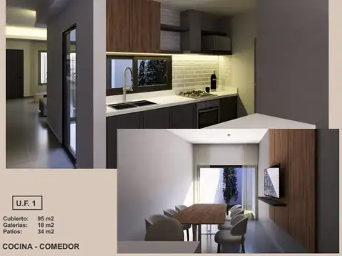 Depto Tipo Casa en Venta de 2 dormitorios