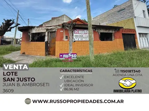 Venta de Lote - San Justo