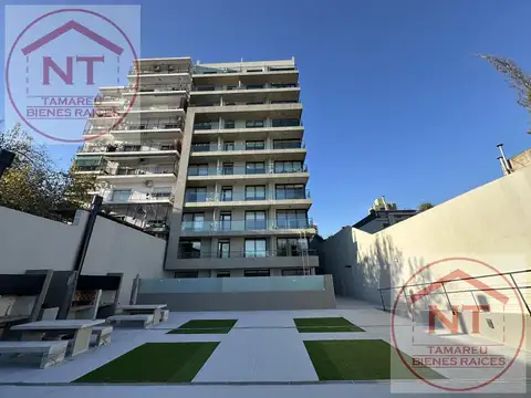 Departamento 1 amb con balcon. Pileta, sum, parrillas, gym y espacio de trabajo.  Villa del Parque