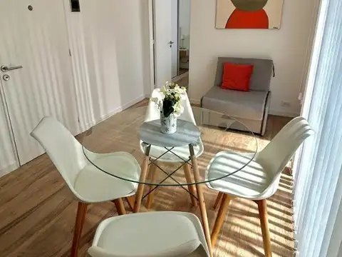 departamento dos ambientes, reciclado a nuevo y equipado.