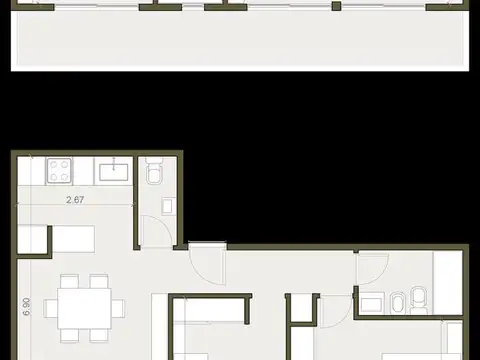 Departamento en Venta en Centro, $ 3.773