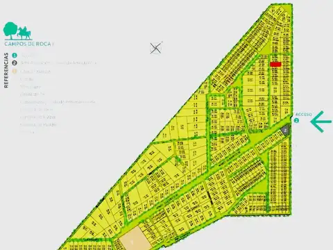 Terreno en Venta de 3636,0 m2