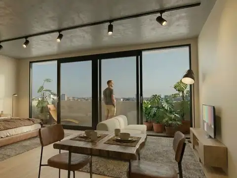 Departamento Monoambiente con 1 baño
