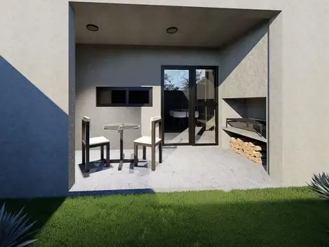 Casa 3 ambientes con 1 baño